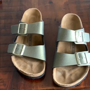 Birkenstock’s Gold Sandals